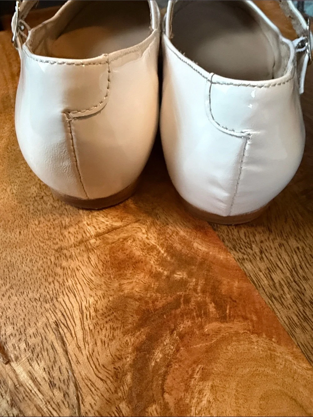 Polo by Ralph Lauren Girls' Cream Patent Mary Jane Shoes